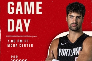 期待杨瀚森第三战！开拓者官推预热今日季前赛：阿夫迪亚单人出镜